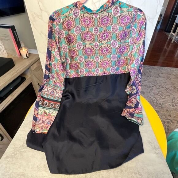Stunning Johnny Was silk tunic; size small EUC boho chic - Picture 5 of 6